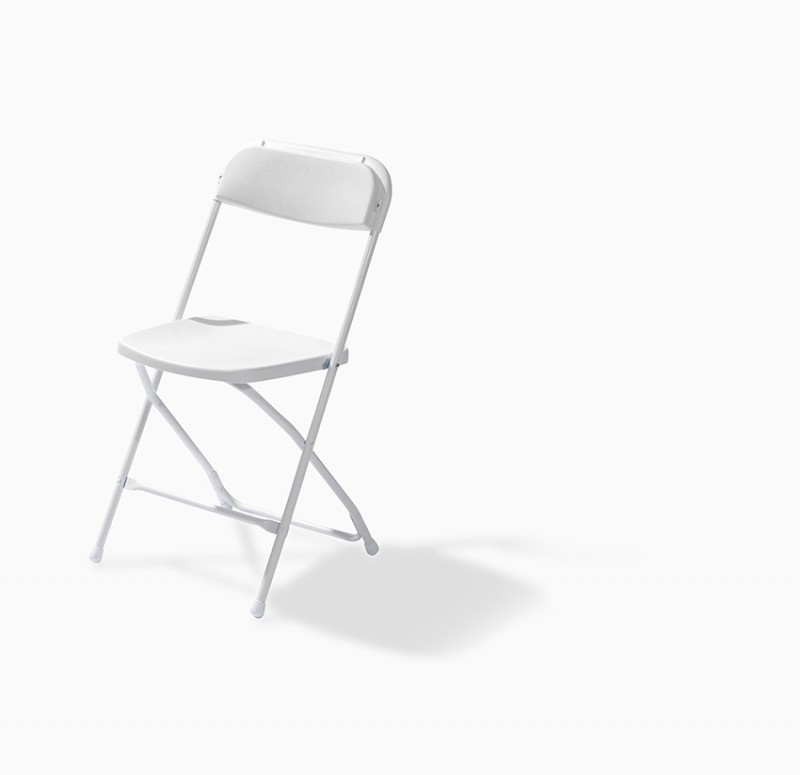 Foldingchair budget white/white Foldingchair budget white/white